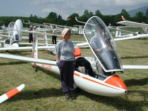 Babou au Championnat planeur de Montricher