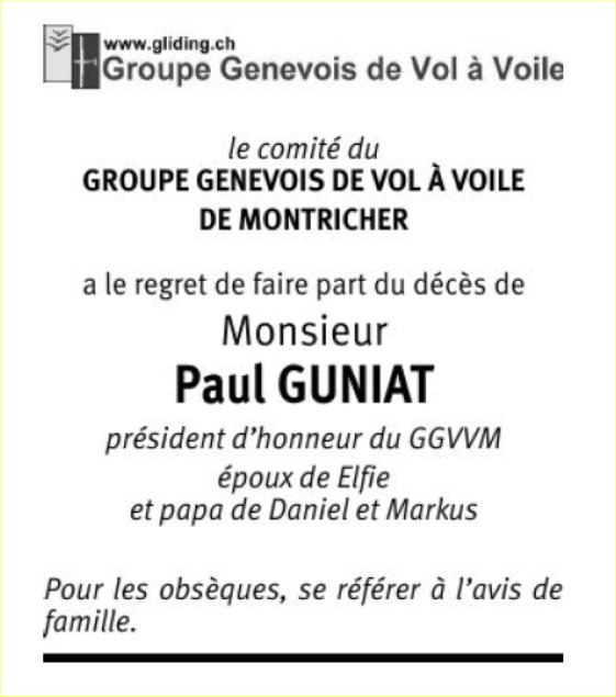 Paul GUNIAT : annonce GGVVM (TDG samedi 24 juin 2017)